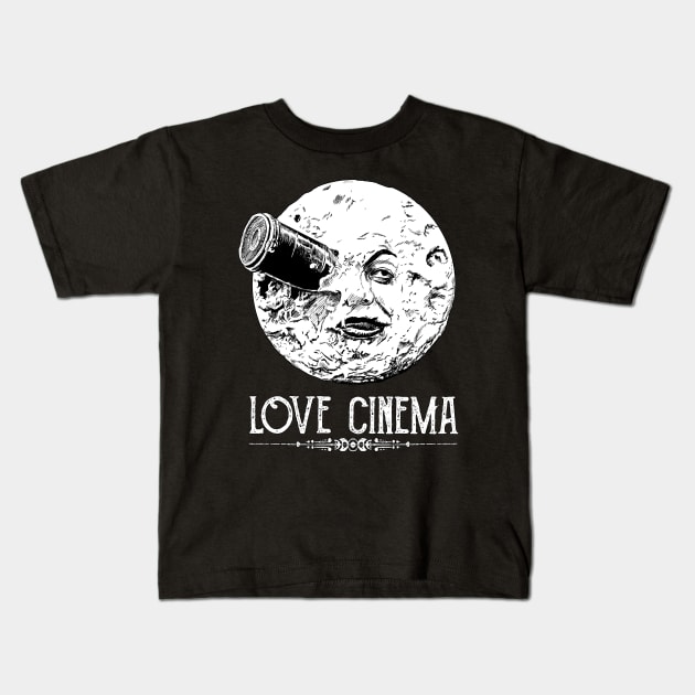 Love Cinema Kids T-Shirt by BER